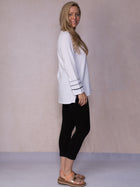 Coastal Roll Trim Sweater