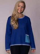 Color Pop Pullover w/pocket