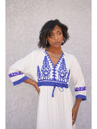 Aegean Embroidered Dress