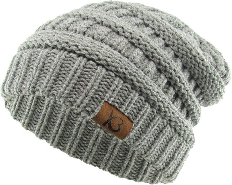 Cable Knit Ribbed Beanie