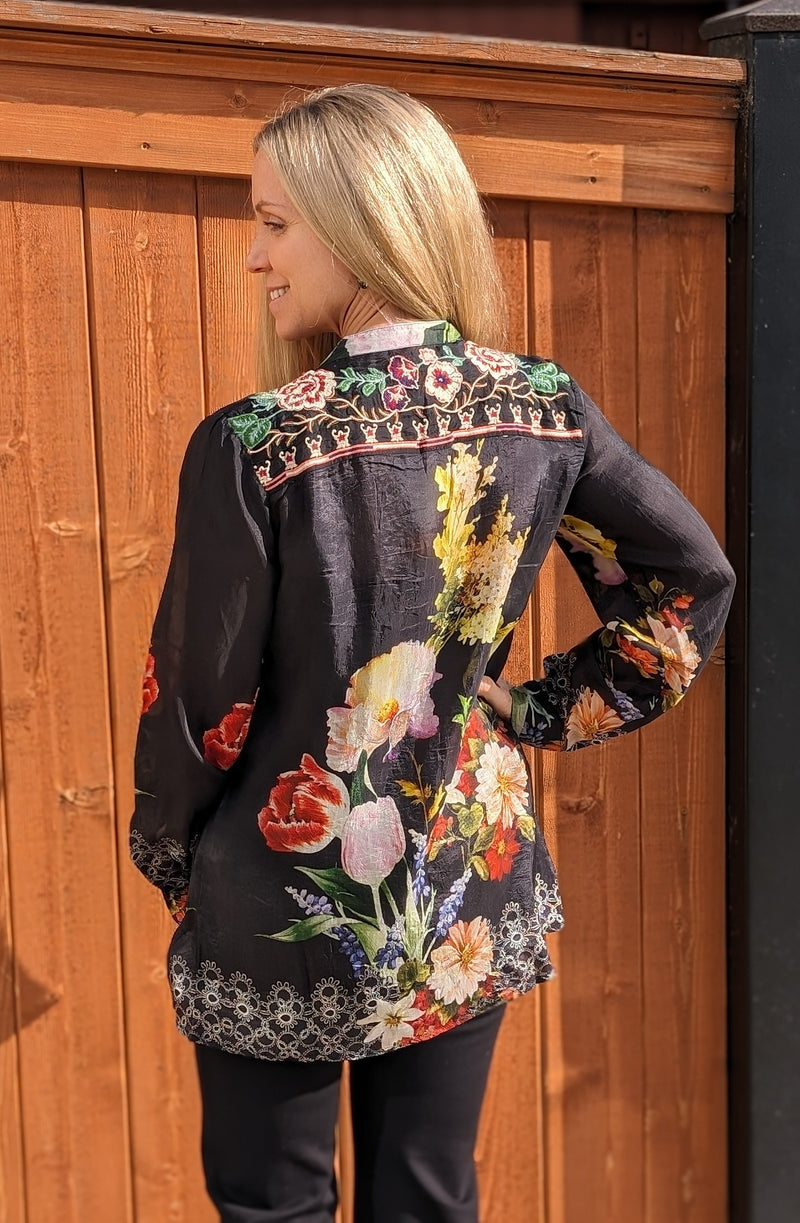 Anika Floral Embroidered Tunic