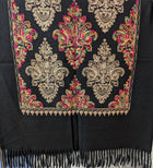 Embroidered Cashmere Scarf/Wrap