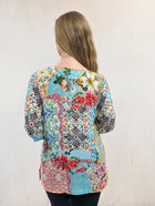 Silk Viscose V Neck Tunic