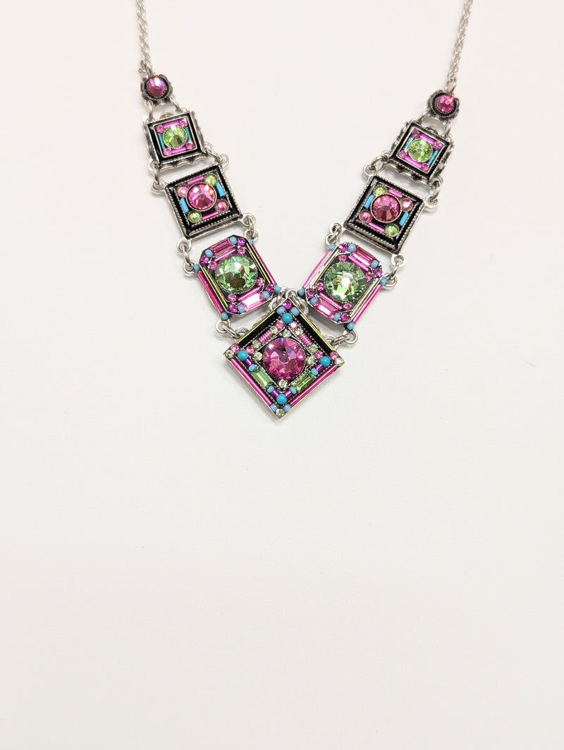 Contessa Geometric Large V Necklace