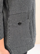 Stripe Sweater Pocket Pullover