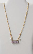 Gold Paper Clip Chain Necklace