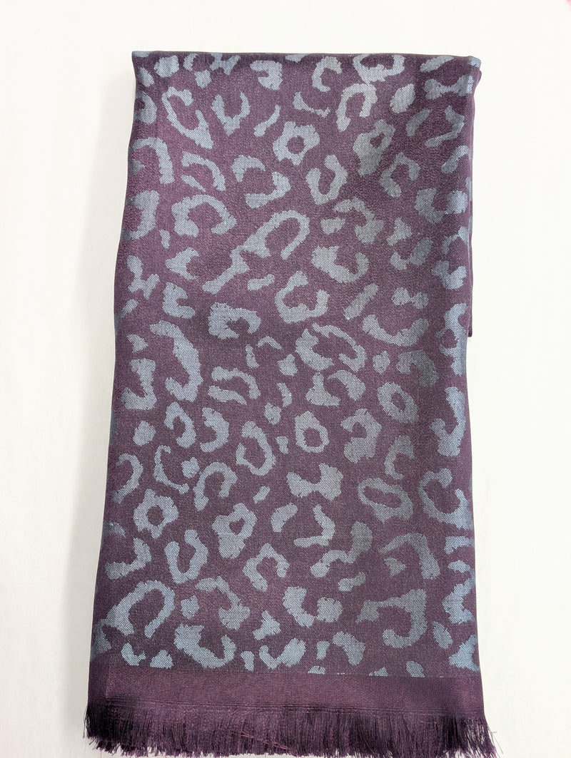 Animal Print Silk Scarf