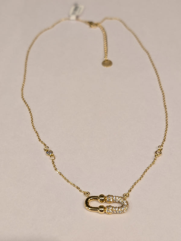 Gold Filled Lock Necklace