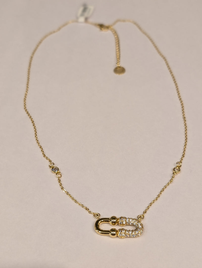 Gold Filled Lock Necklace