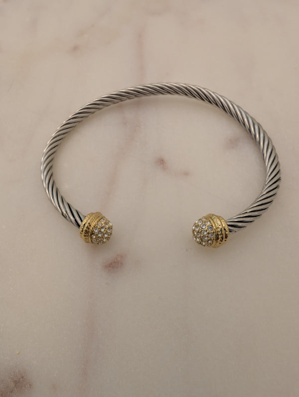 Small Open Bangle Bracelet