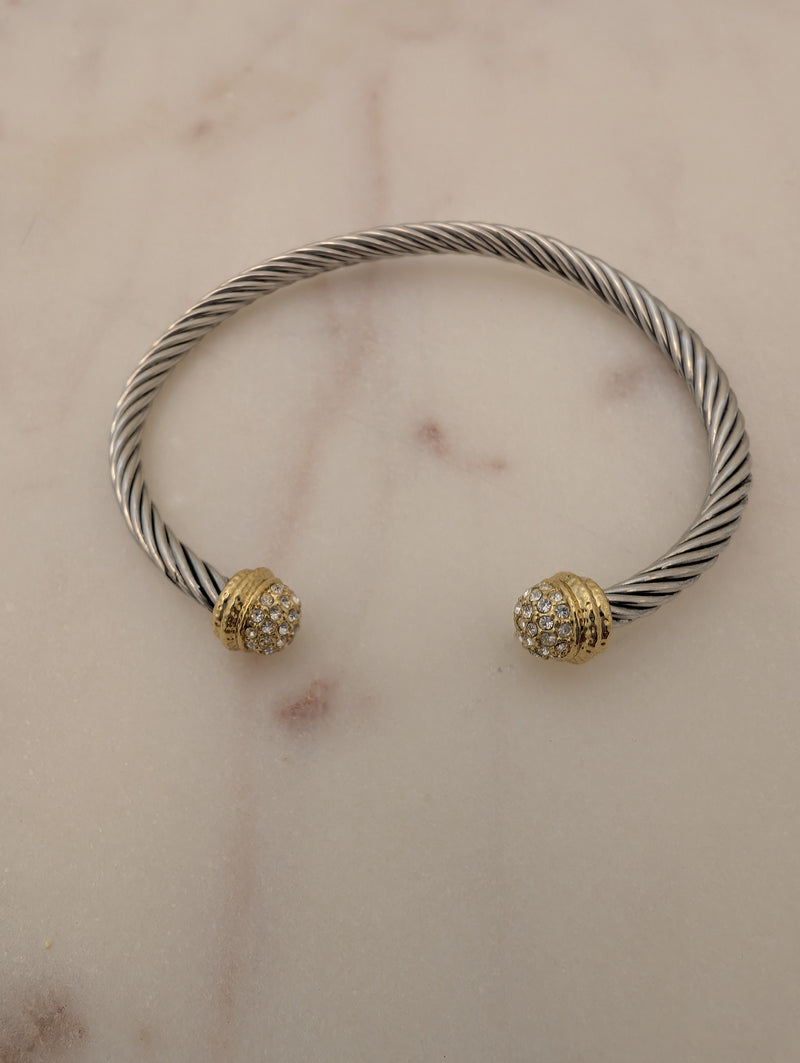 Small Open Bangle Bracelet