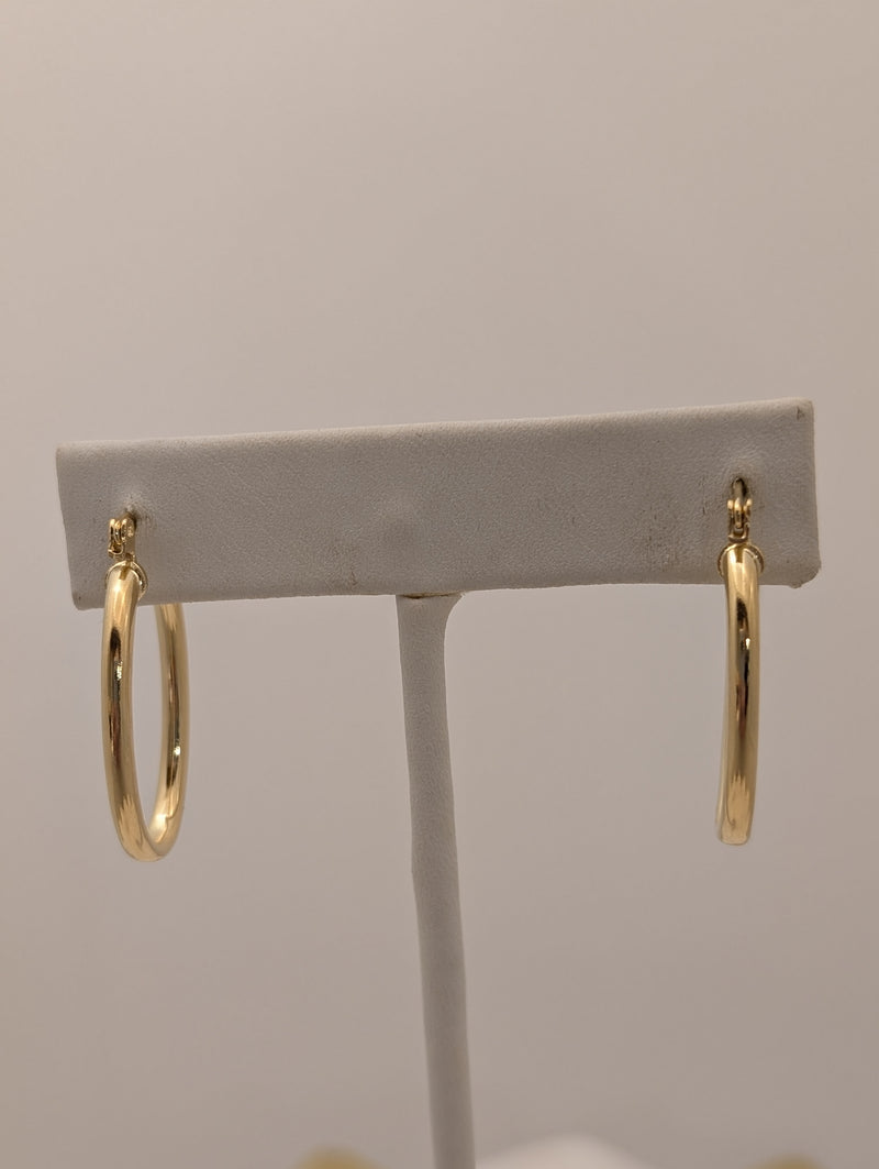 GF Oval Hoop Earrings