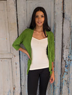 Crinkle Short Tie Cardi