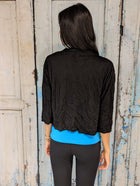 Crinkle Short Tie Cardi