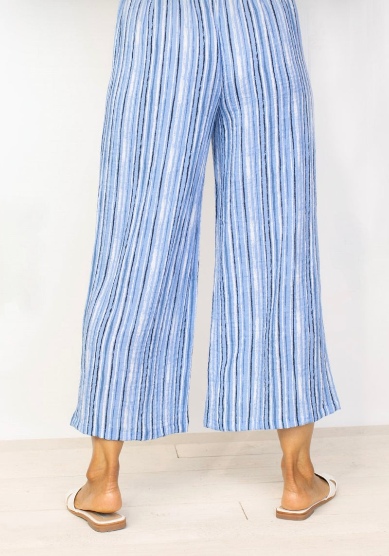 Express Travel Stripe Crop Pant