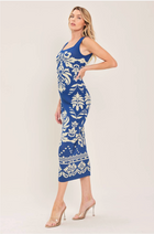 Santorini Soirée Midi Dress