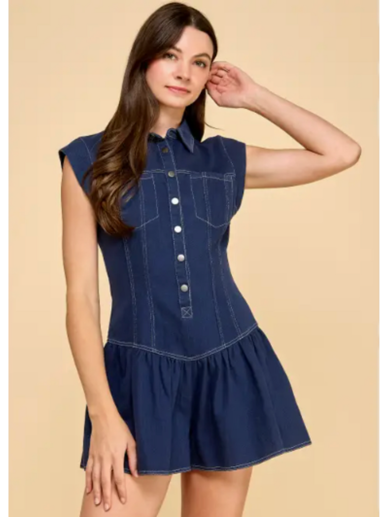 Rodeo Chic Denim Romper