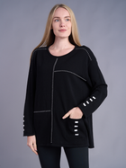 Contrast Stitch Cotton Sweater