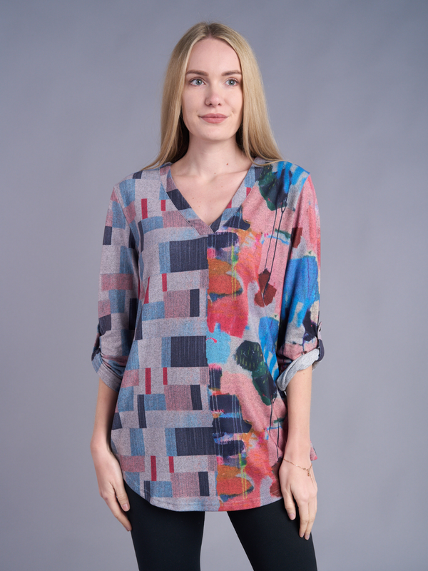 Abstract Mosaic Tunic