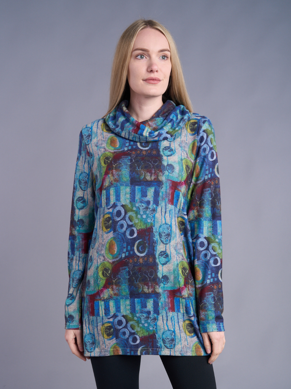 Celestial Harmony Cowl Tunic