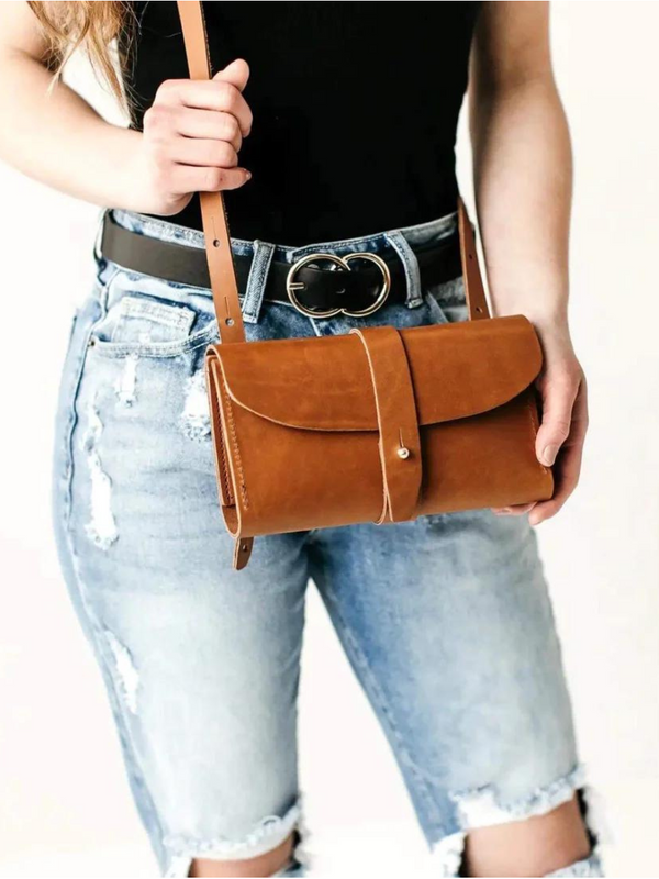 Crossbody Wallet Leather Handbag