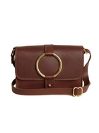 5 Pocket Crossbody Leather Handbag