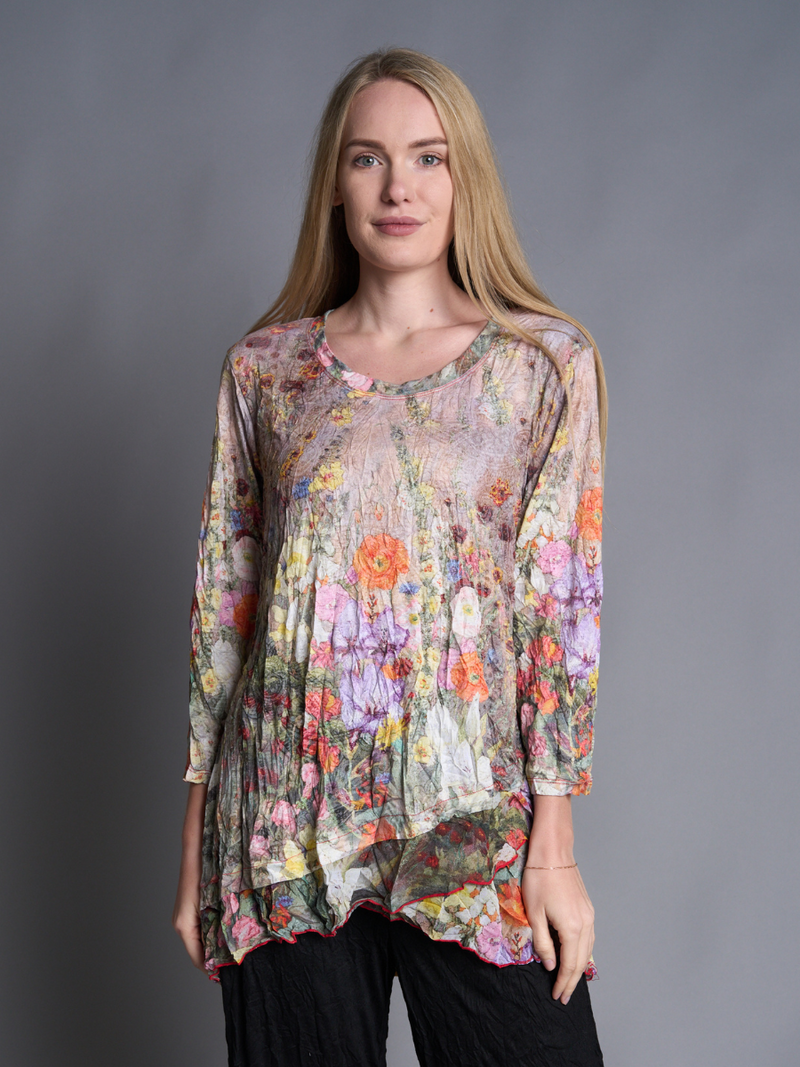 Secret Garden Crinkle Tunic