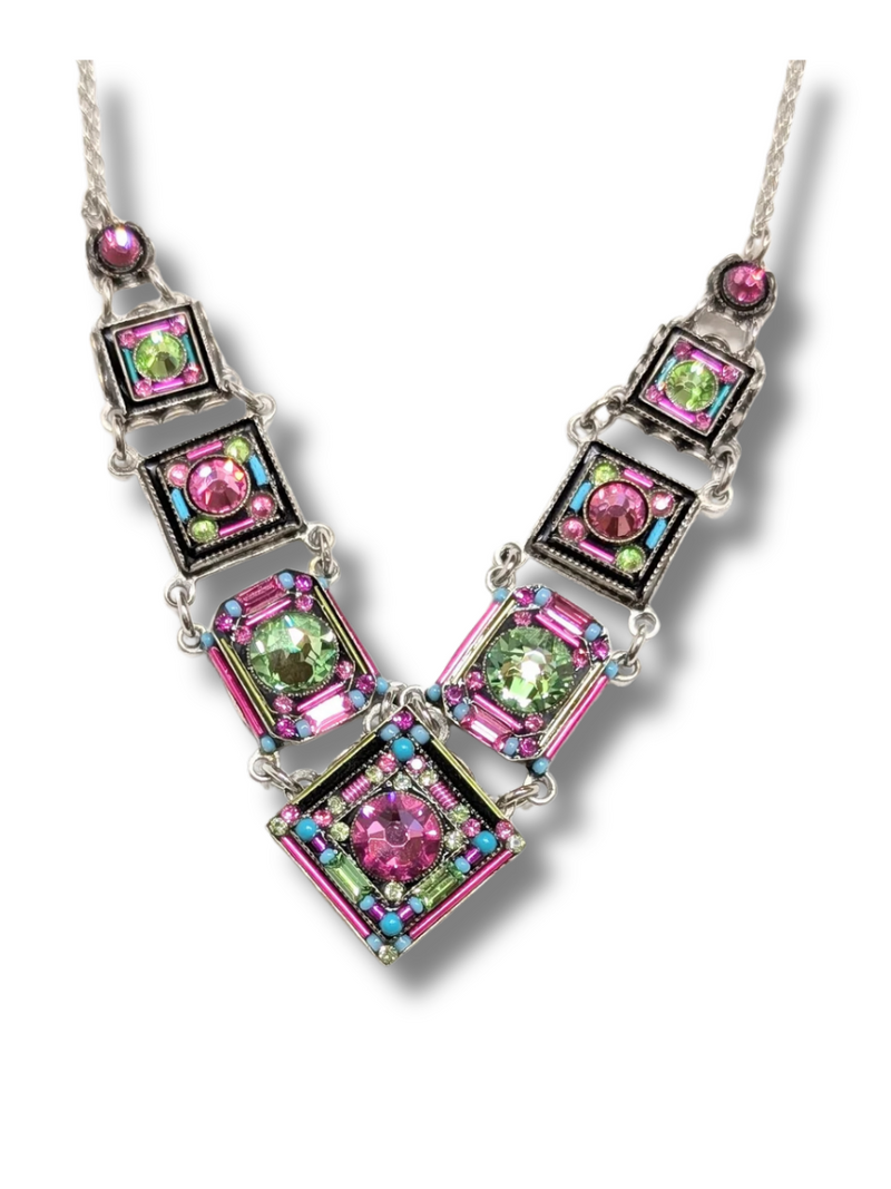 Contessa Geometric Large V Necklace