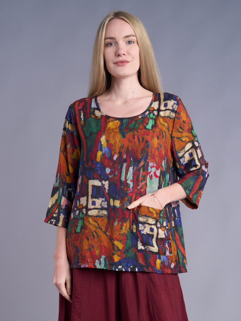 Brushstroke Muse Tunic