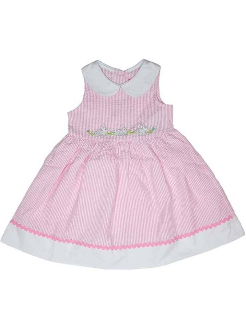 4/6X Girls Pink Easter Dress