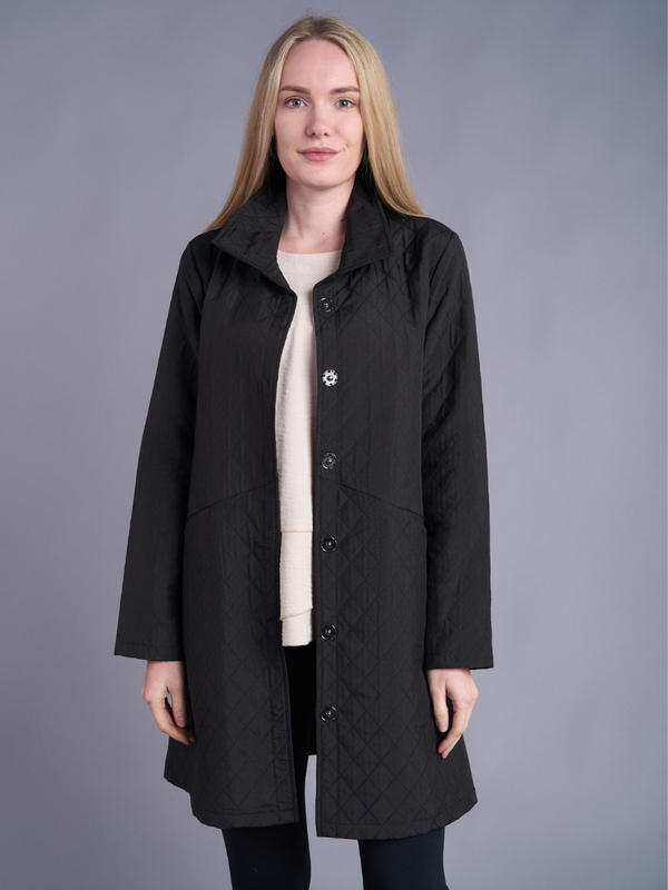 Quilted Long Coat