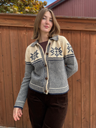 Nordic Snowflake Cardigan Jacket