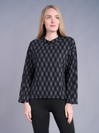 Stitch Detail Mock Neck Top