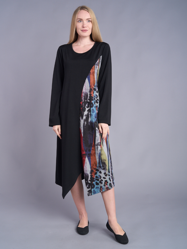 Mirage Asymmetrical Midi Dress