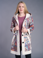 Patchwork Sherpa-Lined Hooded Jacket – Multi