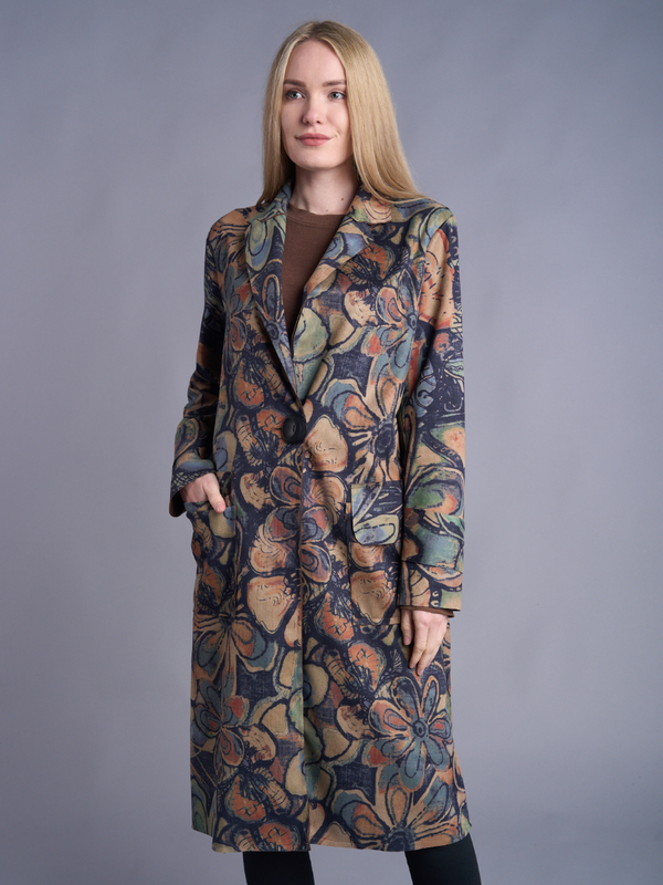 Suede Long Jacket
