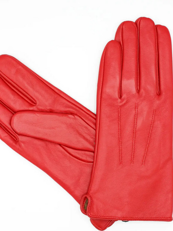 Leather Gloves with Fleece