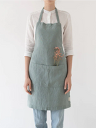 Green Milieu Linen Daily Apron