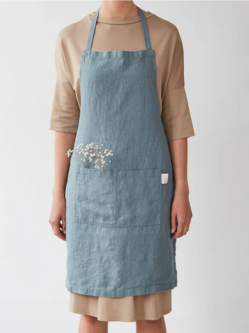 Blue Fog Linen Daily Apron