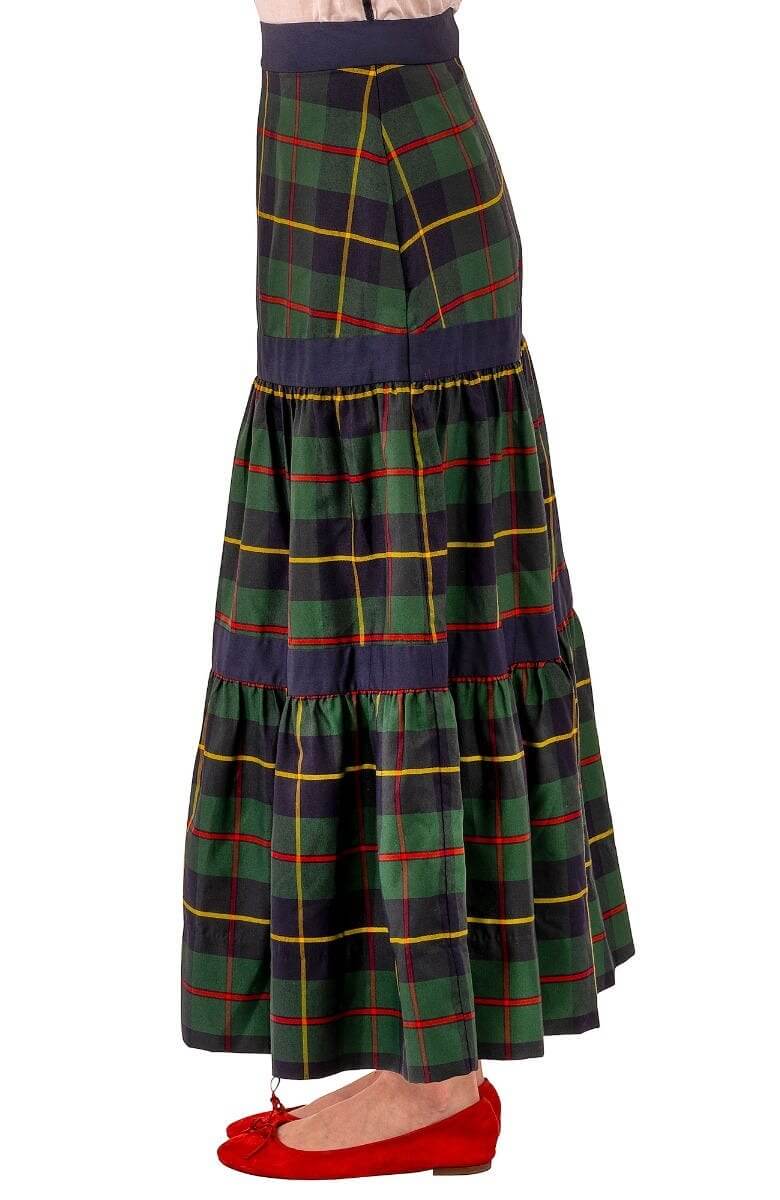 Plaidly Cooper Tiered Skirt