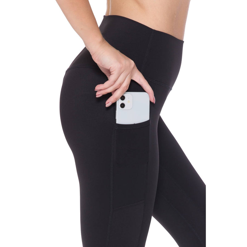 Premium Nylon Activewear Solid Leggings