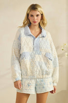 Bluebell Quilted Pullover