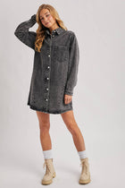 Classic Denim Shirt Dress