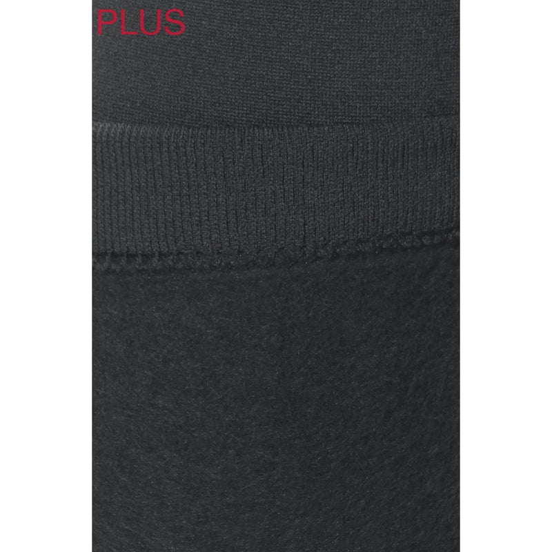 Wide Waistband Plus Size Fleece Lined Leggings