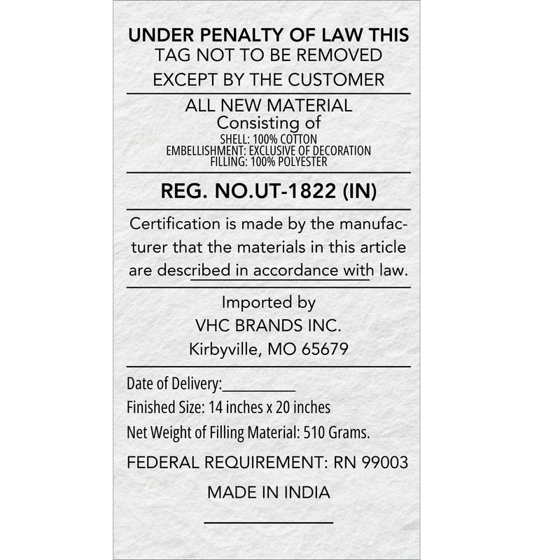 Joy to the World Fringed Pillow 14x20