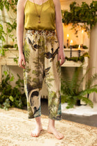 Theatre of Dreams Boho Linen Cropped Artist Pants