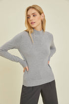 Mockneck Pullover Sweater