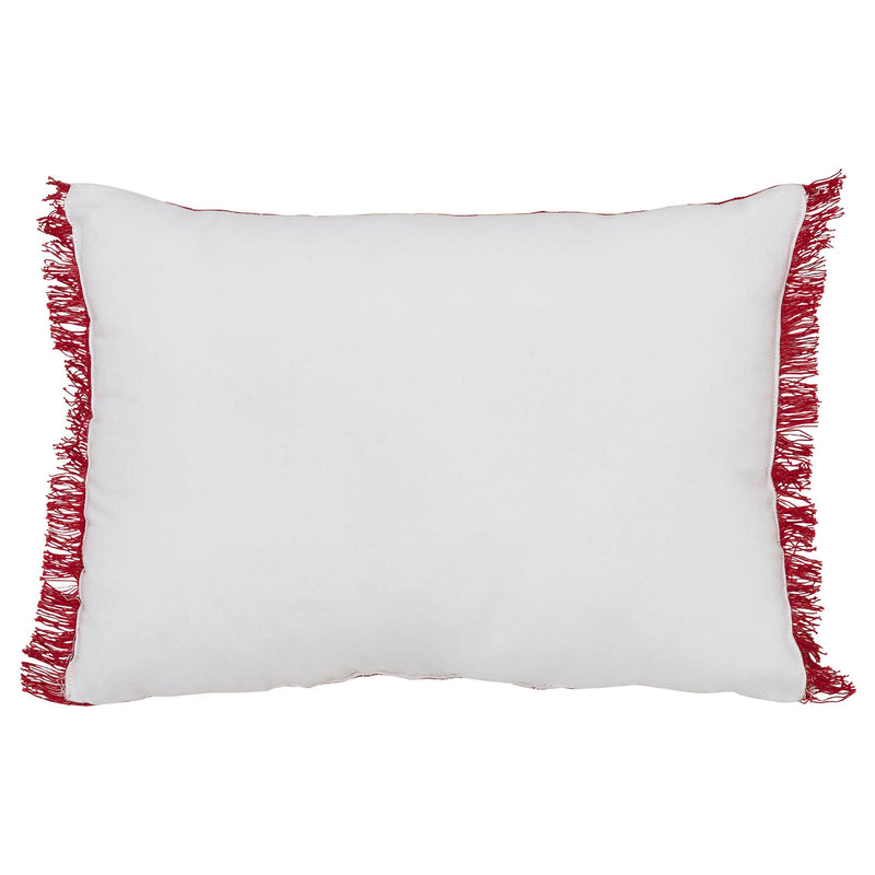 Joy to the World Fringed Pillow 14x20