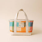Mini Rainbow Plaid Canvas Tote