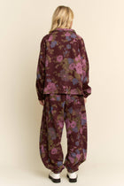 Marlowe Floral Half-Zip Set